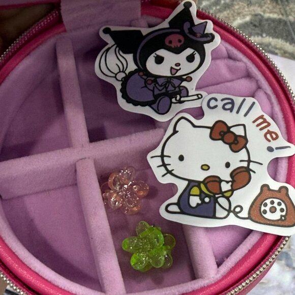 Hello Kitty Pink And White Jewelry box by Sanrio NEW - Picture 8 of 8